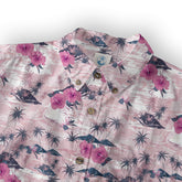 Monotone Vintage Pink Island Summer Hawaii Shirt - The Palmix